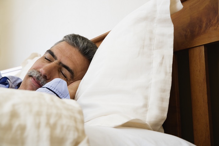 HDx patient sleeping well in bed